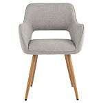 Стул в рогожке серого цвета NEASAN STOOL варинант исполнения - 2 | Loft Concept в Волгограде