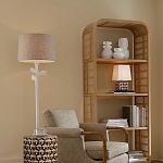 Настольная лампа с фигурным узором и трапециевидным абажуром Сonundrum варинант исполнения - 5 | Loft Concept в Волгограде