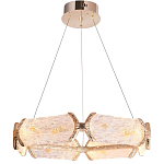 Люстра кольцевая с текстурным природным рисунком IceFlame варинант исполнения - 6 | Loft Concept в Волгограде