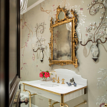 Обои ручная роспись Silk Tree Special Colourway on grey painted Xuan paper варинант исполнения - 2 | Loft Concept в Волгограде