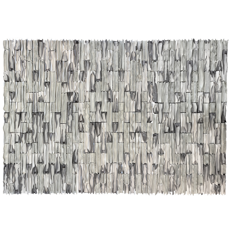 Объемное фактурное панно Metropolis in shades of grey Серый бетон в Волгограде | Loft Concept 