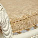 Комплект обеденный из ротанга Eloise grand white варинант исполнения - 12 | Loft Concept в Волгограде