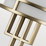 Бра с геометрическим каркасом и матовым белым цилиндрическим плафоном Feiss варинант исполнения - 3 | Loft Concept в Волгограде