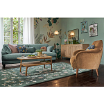 Кресло велюровое горчичного цвета Diaspro Mustard Armchair варинант исполнения - 7 | Loft Concept в Волгограде