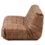 Дизайнерский кожаный диван коричневый без подлокотников Aveline Leather Sofa варинант исполнения - 3 | Loft Concept в Волгограде