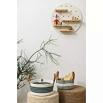 Корзина для хранения с ручками Interlacement Green варинант исполнения - 5 | Loft Concept в Волгограде