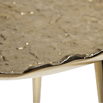 Столик журнальный металлический золотого цвета Modern Rethinking of Traditions варинант исполнения - 1 | Loft Concept в Волгограде