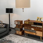 Тумба необычной формы с выдвижными ящиками Shift варинант исполнения - 4 | Loft Concept в Волгограде