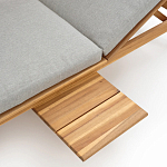 Садовый диван-трансофрмер Kate серый варинант исполнения - 3 | Loft Concept в Волгограде