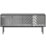 Длинная тумба с зеркальным декором Serena варинант исполнения - 12 | Loft Concept в Волгограде