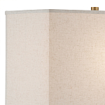 Настольная лампа с корпусом в форме кольца и прямоугольным абажуром French Ring варинант исполнения - 2 | Loft Concept в Волгограде