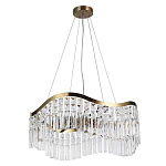 Люстра подвесная волнистой формы с хрустальными подвесками Ludivine Lighting варинант исполнения - 2 | Loft Concept в Волгограде