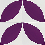 Дизайнерская плитка с узором Лепесток варинант исполнения - 1 | Loft Concept в Волгограде