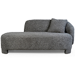 Кушетка серая с обивкой букле Thalia Grey Boucle Sofa варинант исполнения - 1 | Loft Concept в Волгограде