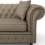 Мебельная ткань Шенилл коричневый цвет 138 см T4-21 варинант исполнения - 7 | Loft Concept в Волгограде