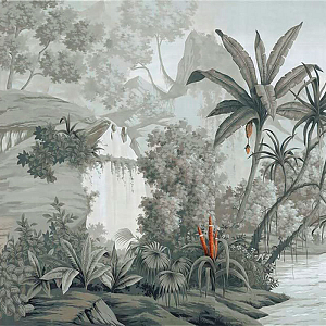 Обои ручная роспись Diamond Painting Art Drill Embroidery Rivergrass