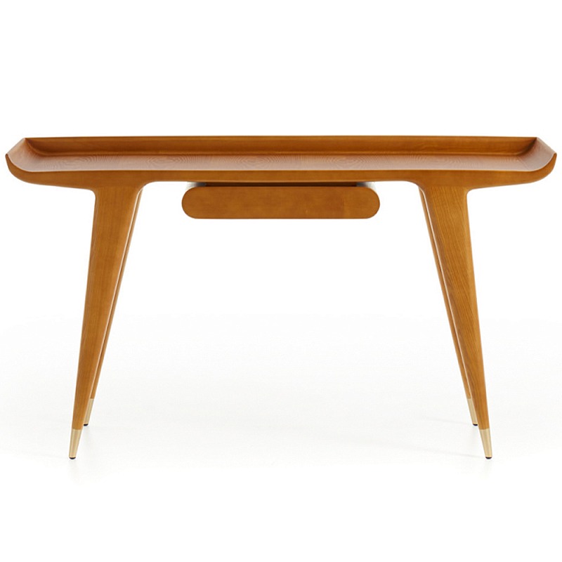 Дизайнерский рабочий стол из массива дерева Gio Ponti D.847.1 Writing Desk Древесина Дизайнерский рабочий стол из массива дерева Gio Ponti D.847.1 Writing Desk Древесина в Волгограде | Loft Concept