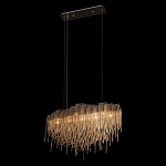 Люстра подвесная с металлическими цепочками и изогнутыми металлическими дугами 72 см Atlantis Chain варинант исполнения - 5 | Loft Concept в Волгограде