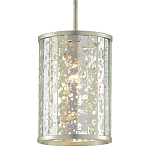 Подвесной светильник в форме цилиндра Speckled Mirror Plates варинант исполнения - 2 | Loft Concept в Волгограде