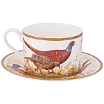 Чайная пара из фарфора 300 мл Hunting Porcelain Collection варинант исполнения - 1 | Loft Concept в Волгограде