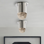 Потолочный светильник светодиодный с плафоном из натурального камня Purgatory варинант исполнения - 4 | Loft Concept в Волгограде