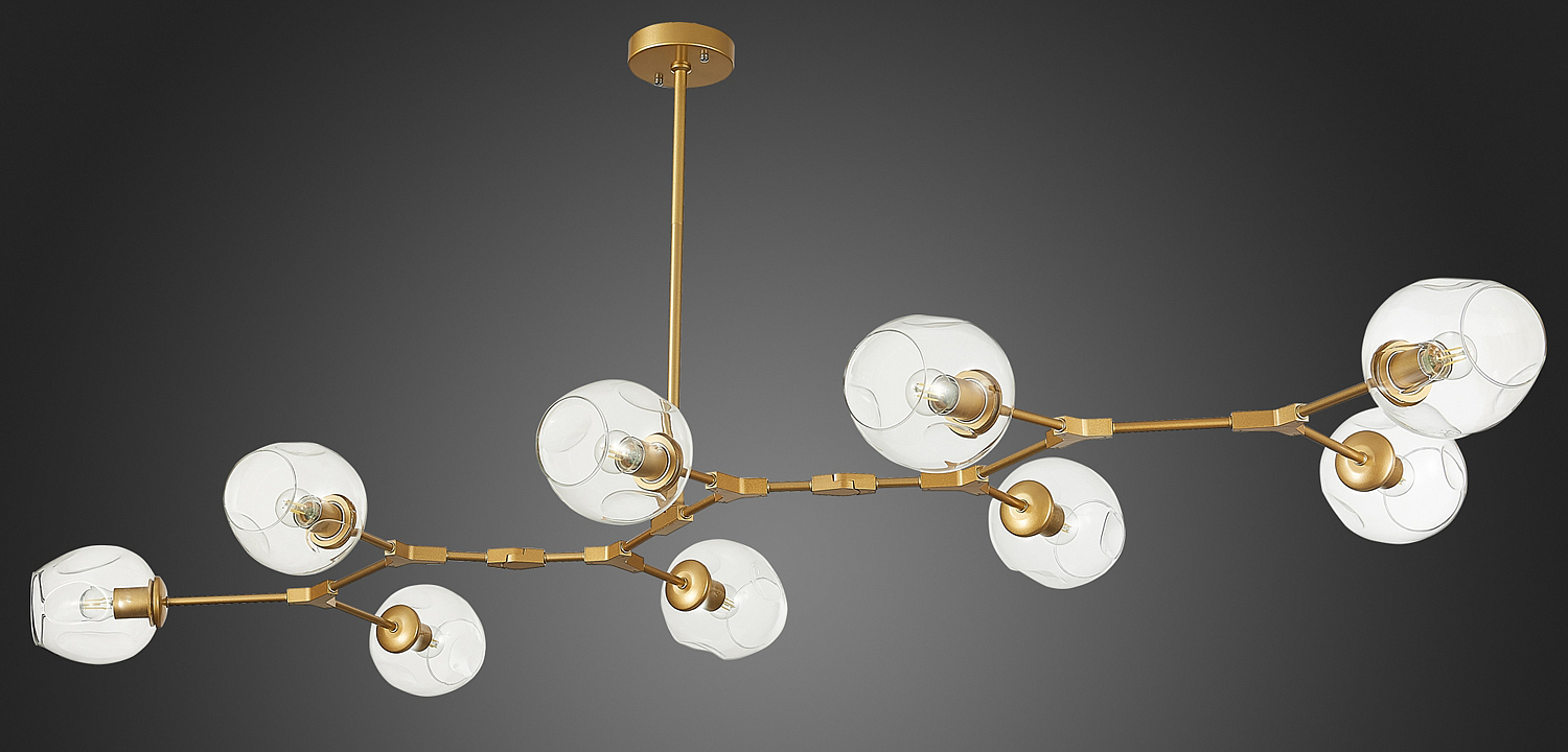 Люстра Branching Bubble Chandelier 9 gold Люстра Branching Bubble Chandelier 9 gold - Loft-Concept в Волгограде
