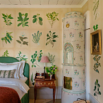 Обои ручная роспись Botanical Studies Linnaeus colourway варинант исполнения - 6 | Loft Concept в Волгограде