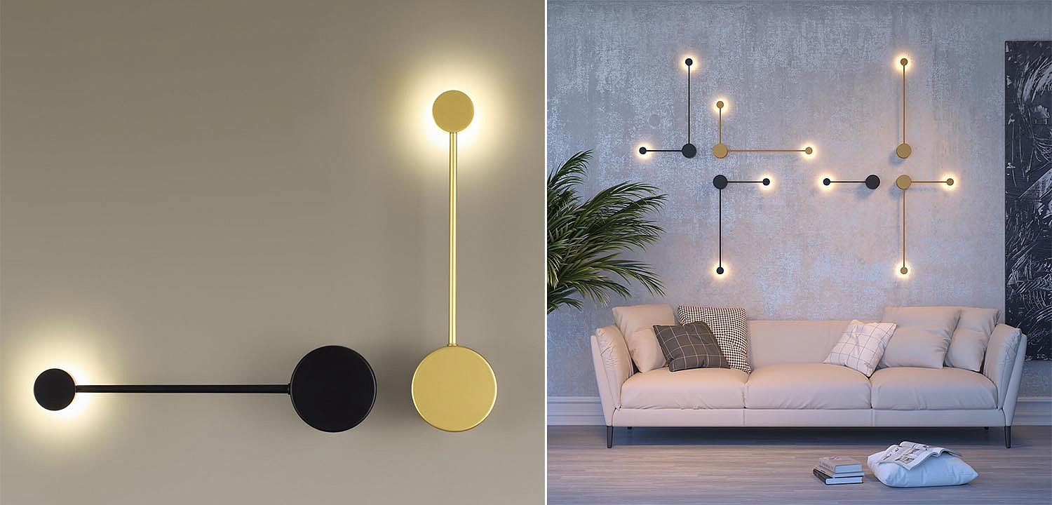 Бра Pin Wall Light Gold 40 Бра Pin Wall Light Gold 40 - Loft-Concept в Волгограде