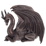 Декоративная статуэтка Дракон Dark Bronze Winged Dragon Statuette варинант исполнения - 3 | Loft Concept в Волгограде