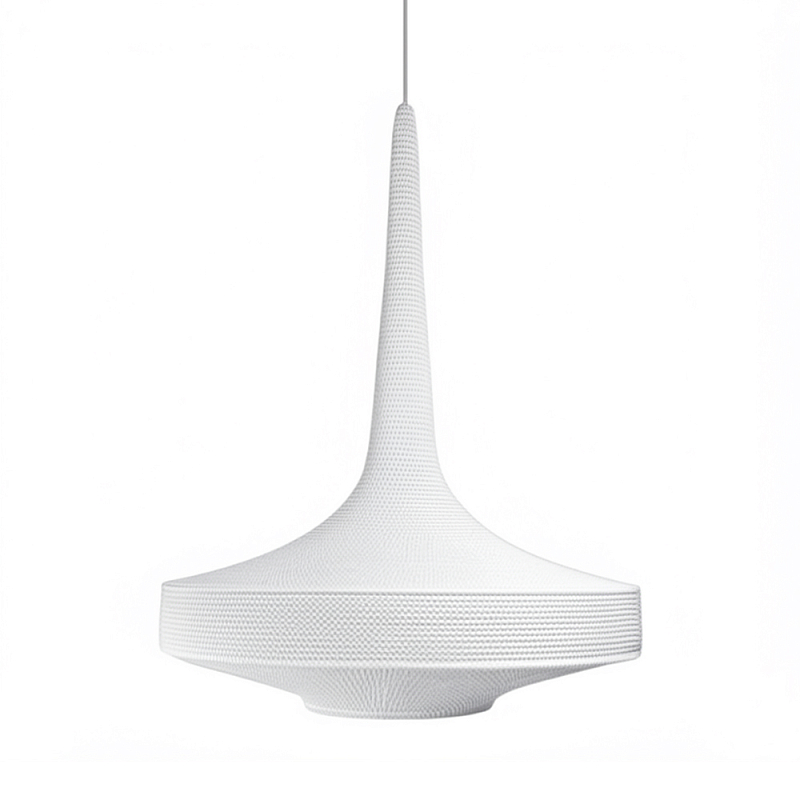 Подвесной вязаный белый светильник «Лампа Марракеша» Белый в Волгограде | Loft Concept 