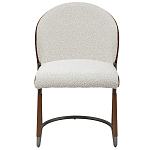 Стул мягкий с обивкой из рогожки и экокожи Contrasting Performance варинант исполнения - 1 | Loft Concept в Волгограде