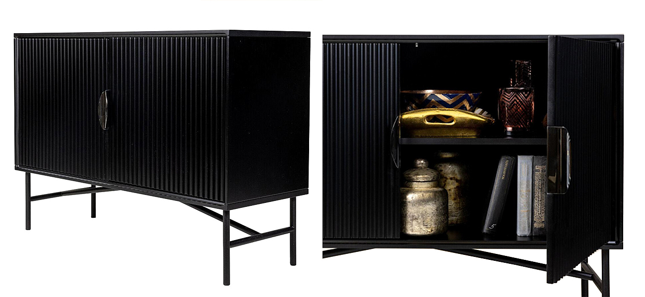 Комод Antique Order Черный 110 см Комод Antique Order Черный 110 см - Loft-Concept в Волгограде