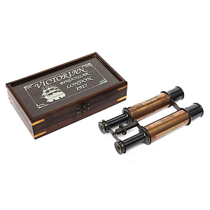 Винтажный бинокль в подарочной коробке Copper Binoculars