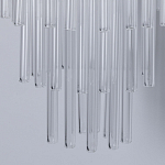 Бра с круглым основанием и длинными прозрачныи стеклянными трубками Nembus варинант исполнения - 7 | Loft Concept в Волгограде