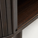 Буфет тёмно-коричневого цвета из ясеневого шпона с 2-мя раздвижными дверями Toinette варинант исполнения - 4 | Loft Concept в Волгограде