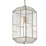 Подвесной светильник с рельефным стеклом Embossed Glass варинант исполнения - 2 | Loft Concept в Волгограде