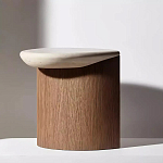 Дизайнерский журнальный стол полукруглой формы Pokun варинант исполнения - 2 | Loft Concept в Волгограде