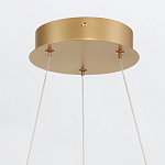 Люстра золотого цвета с 2-мя светодиодными кольцами Eurofase варинант исполнения - 4 | Loft Concept в Волгограде