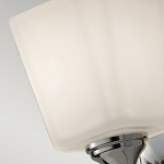 Бра для ванных комнат с белым матовым плафоном квадратной формы на основании цвета хром Feiss варинант исполнения - 5 | Loft Concept в Волгограде