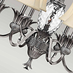 Люстра с 7-ю кремовыми текстильными абажурами Hinkley варинант исполнения - 6 | Loft Concept в Волгограде