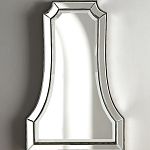 Зеркало в серебристой фигурной раме Silver Reflection варинант исполнения - 3 | Loft Concept в Волгограде