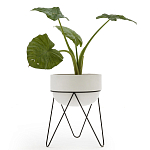 Кашпо Elevated Planters Luna 54 белое варинант исполнения - 2 | Loft Concept в Волгограде