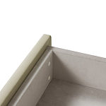 Консоль прямоугольная на золотом каркасе с 2-мя ящиками Warwick варинант исполнения - 1 | Loft Concept в Волгограде