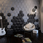 Гипсовая 3D панель с принтографией PM-30 варинант исполнения - 7 | Loft Concept в Волгограде