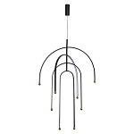 Люстра подвесная с дугообразными изогнутыми элементами Luke Lampco Tracer Lamp варинант исполнения - 2 | Loft Concept в Волгограде