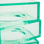 Стол журнальный в форме кубов Acrylic Furniture Lumina Mint Breeze варинант исполнения - 3 | Loft Concept в Волгограде