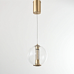 Подвесной светильник с плафоном в форме шара Inner Gleam Orb gold варинант исполнения - 5 | Loft Concept в Волгограде