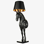 Horse Statue Floor Lamp Большой светильник Черная Лошадь варинант исполнения - 6 | Loft Concept в Волгограде