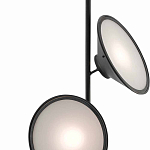 Торшер черный с 2-мя большими лампами Black Diffusers варинант исполнения - 1 | Loft Concept в Волгограде