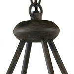 Люстра круглая с литыми стеклянными дисками Olympe Glass Chandelier варинант исполнения - 3 | Loft Concept в Волгограде